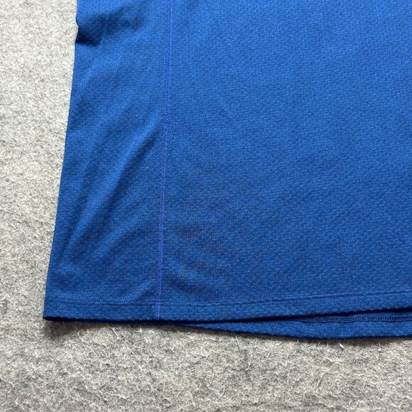 Nike Running T-Shirt Men XL Blue Reflective DRI-FIT Crew Neck Breathable AT3923 - Picture 4 of 15